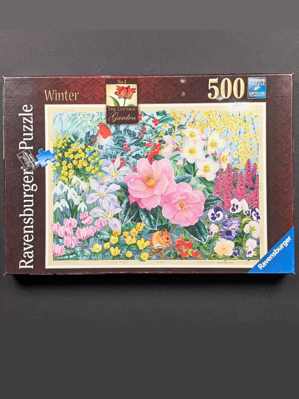 Ravensburger Winter 500 Piece Floral Jigsaw Puzzle